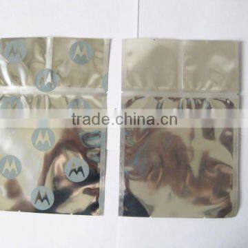 three packings plastic bag with tear line