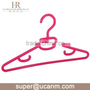 red anti-slip plastic hanger