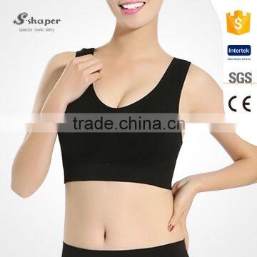 S-SHAPER Womens Wireless Yoga Sports Bra With Removable Pads Wholesale photo-6