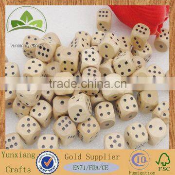 Popular size wood Wooden Dice toy