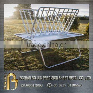 China supplier manufacture zinc steel hay feeder