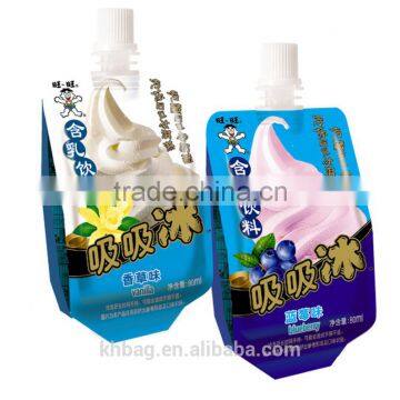 100ml 500ml 1000ml Baby Food Aluminium Foil Spout Pouch Bag With Spout