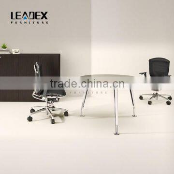 popular office furniture round glasstop conference desk