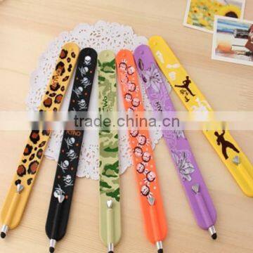 Patted touch screen pen