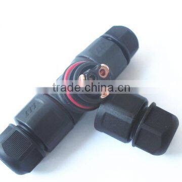 Field Installable Screw Fixing Waterproof 3-way T Connector Tee Junction photo-2