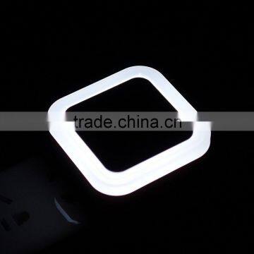 led sensor white toilet night lights