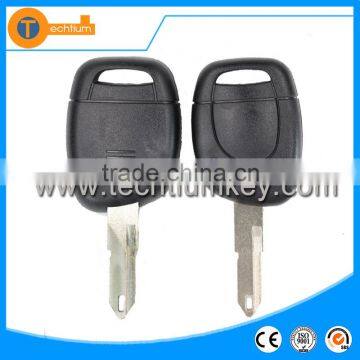 car key case with NE73 blade 1button key shell without logo on the key cover fob for Renault logan clio