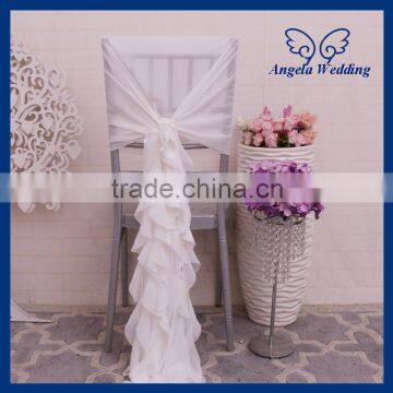 CH099G Nice for sale fancy curly willow ivory chair cover