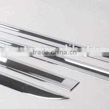 ABS Chrome 4 Pcs Body Side Door Moulding Cover Trim For Grand Cherokee 2014 Accessories