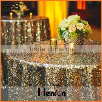 wholesale polyester gold table cloths