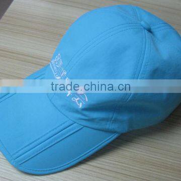 100% Polyester Foldable Embroidery Baseball Cap