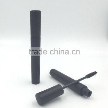 black empty mascara tube glass