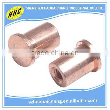 hardware factory customized nonstandard brass bolt and nuts