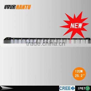 Hot sale slim led bar light led auto light 120W sigle row driving aurora offroad led light