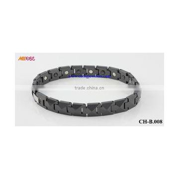 High quality IP black tungsten friendship bracelets bulk