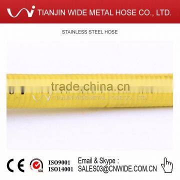 1/2" 3/4" 1" Yellow Color PE Cover 304 Steel Bellows Gas Pipe photo-3