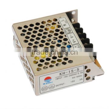 AC to DC 15W switching power supply 5V 12V 24 TRIPLE OUTPUT