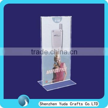 Wholesale Poster and Message Holder for Shop Promotion Clear Poster Sign Holder