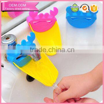 new baby products crab hands washing tap sink silicone water faucet extender