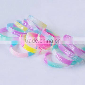 Wholesale High Quality Custom Fancy Elastic Silicone Wrist Band Sports photo-3