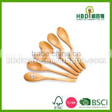 High quality mini bamboo spoon, small bamboo spoon wholesale