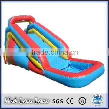 2015 playground equipment china inflatable dry slide for adults