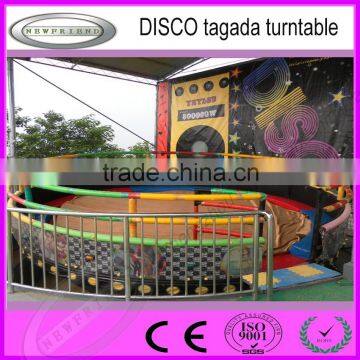 Outdoor playground theme park amusement ride disco tagada turntable