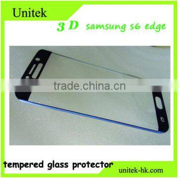 Factory Low Price!Premium Perfect For Samsung s6 Edge Electroplating With Wire Drawingblue Tempered Glass Manufacturer/wholesale photo-5