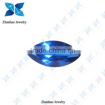 wholesale marquise blue synthetic spinel beads