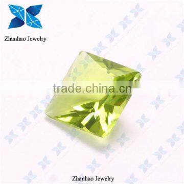 Lab created peridot color large loose gemstones for sale