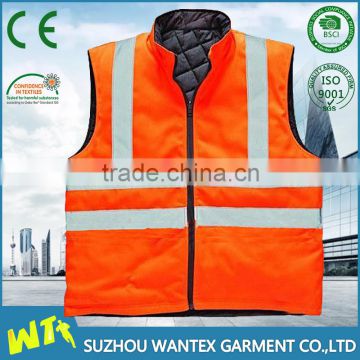 Meet EN471 mesh hi vis construction workwear reflecting padding vest