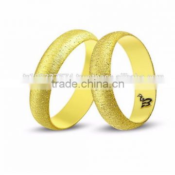 14K Solid Gold His Her Wedding Band Custom Icy Set Rings 6mm