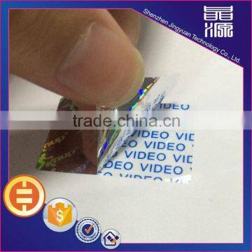 Void security Tamper Evident seal Label Sticker custom 3d printing hologram sticker