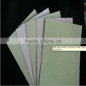 Produce 280g Non Woven Polyester Mat waterproof materials