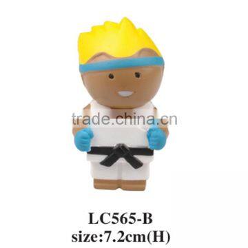 customised logo printed PU toy,stress doll