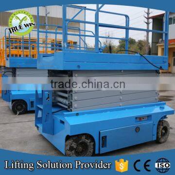 Hydraulic operation self propelled scissor lift table