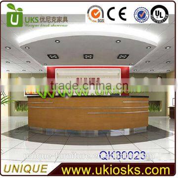 2014 Factory direct sale beauty salon reception desk/ used reception desks sale/ nail salon reception desk