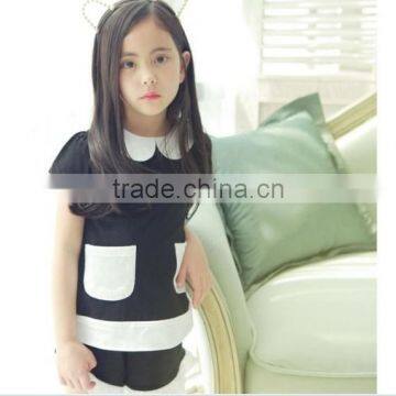 black and white classic style set for girls