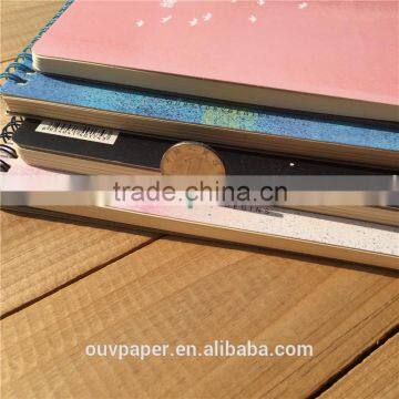 a4 Spiral Bound Leather Notebook With Yellow Paper photo-4