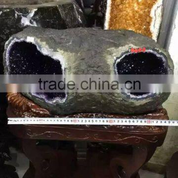 Hot Sale Nature Fantastic Amethyst Geode Purple Geode photo-3