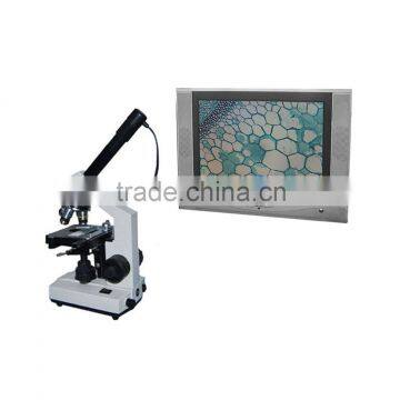 VBMA35N-410 video biological microscope equipped with 0.35MP video camera