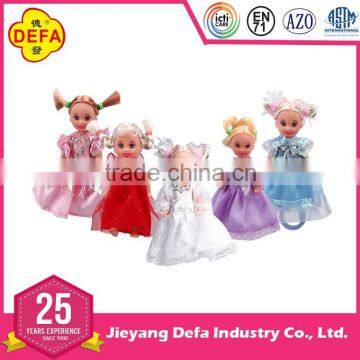 DEFA Plastic Mini Baby Doll Vinyl Baby Doll for Children