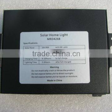 8w Cheap Solar Led Lighting With 3W SMD Led Bulb Led Solar Kit With Mobile Charger photo-3