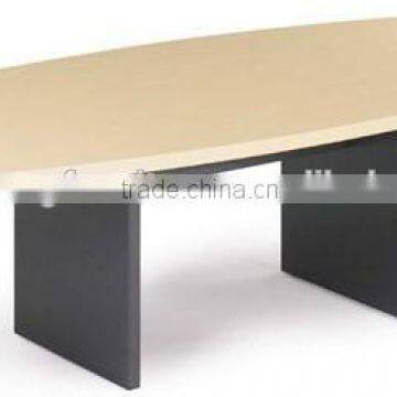 wooden square meeting table