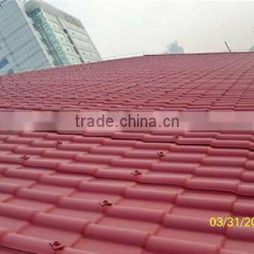 Bamboo style ASA coated plastic synthetic resin roof tile