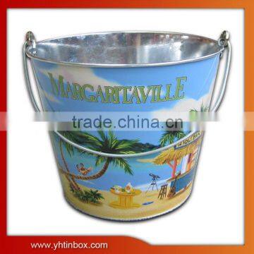 garden tin bucket