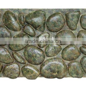 3D wall panel, river stone,pebble,decorative stone for wall,3D foam insulated wall panel