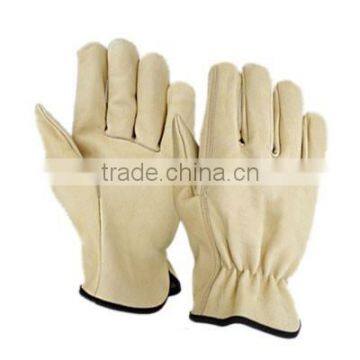 Cow Grain Leather Driver Gloves