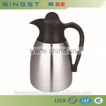 LFGB/ISO9001 Stainless Steel Double Wall Thermos Isolation vacuum Jug With Plastic Handle 1.0L 1.5L 2.0L