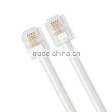 Cable manufacturer wholesale RJ11 cable 2core&4core for telecom system